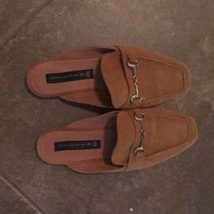 Steve Madden backless loafers